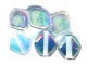 Half Rainbow Glass Beads - click here for large view